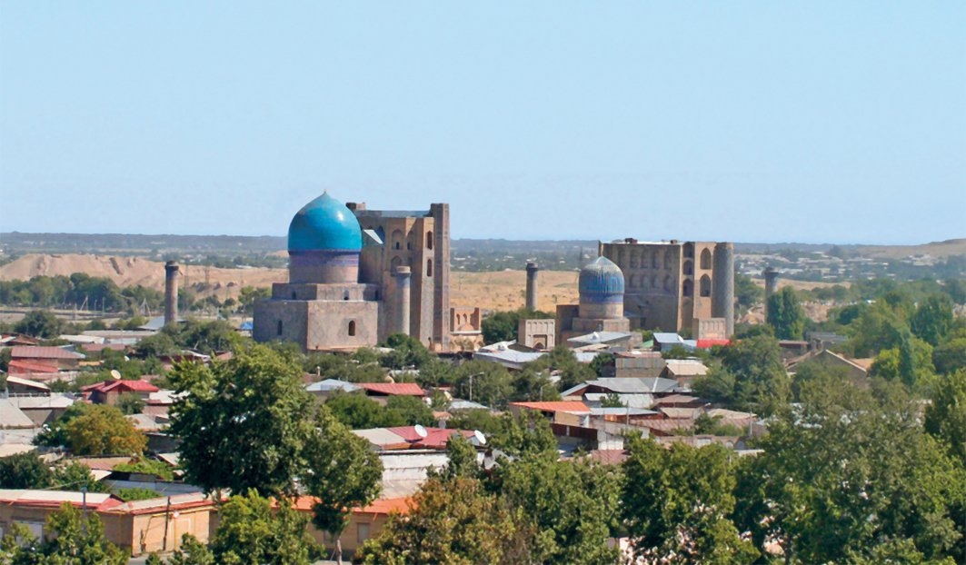 Bîbî Hanım Camii, Medrese ve Türbesi’ningenel görünüşü – Semerkant/Özbekistan