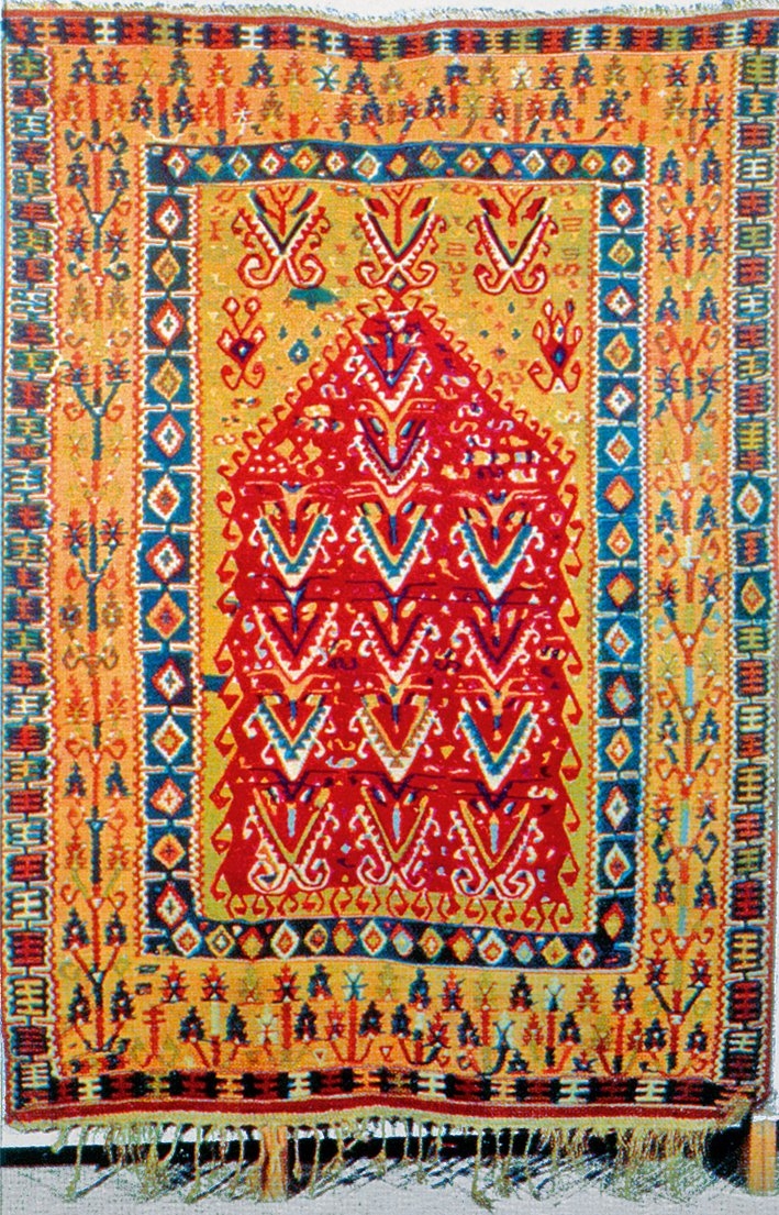 Bayburt yöresine ait halı-seccade