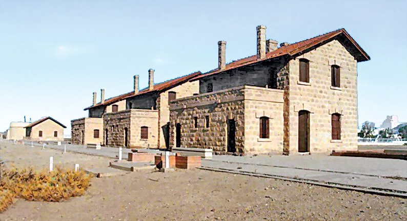 Hicaz Demiryolu hattı üzerinde yer alan Tebük İstasyonu