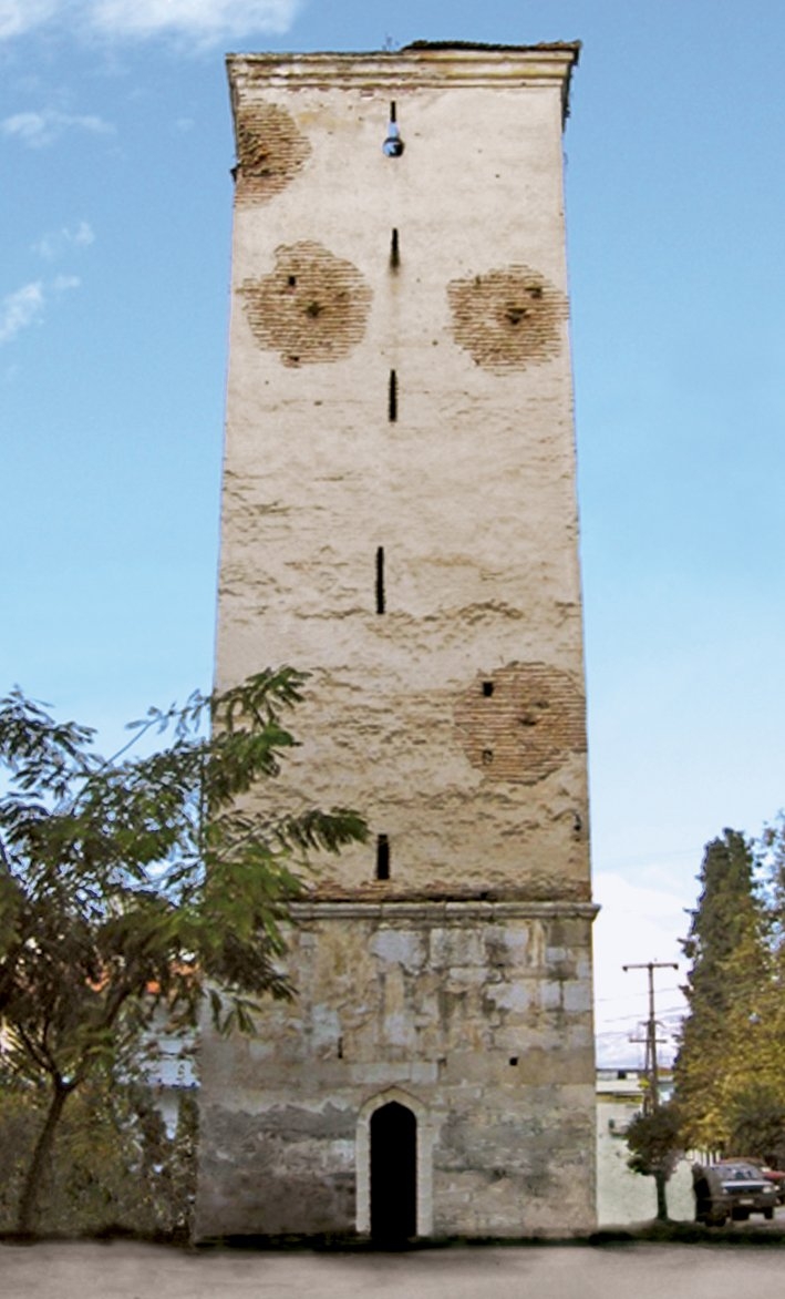 Yenice-i Vardar Saat Kulesi’nin restorasyondan önceki durumu (Heath W. Lowry fotoğraf arşivi)