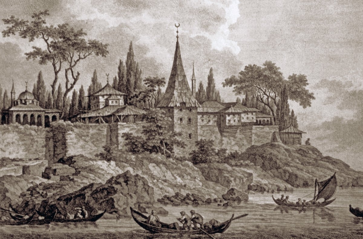 Üsküdar Kavak Sarayı’nın XIX. yüzyılın ilk yarısındaJ. B. Hilair tarafından yapılan gravürü(Choiseul-Gouffier, Voyage pittoresque de la Grèce, Paris 1809, II, lv. 71)