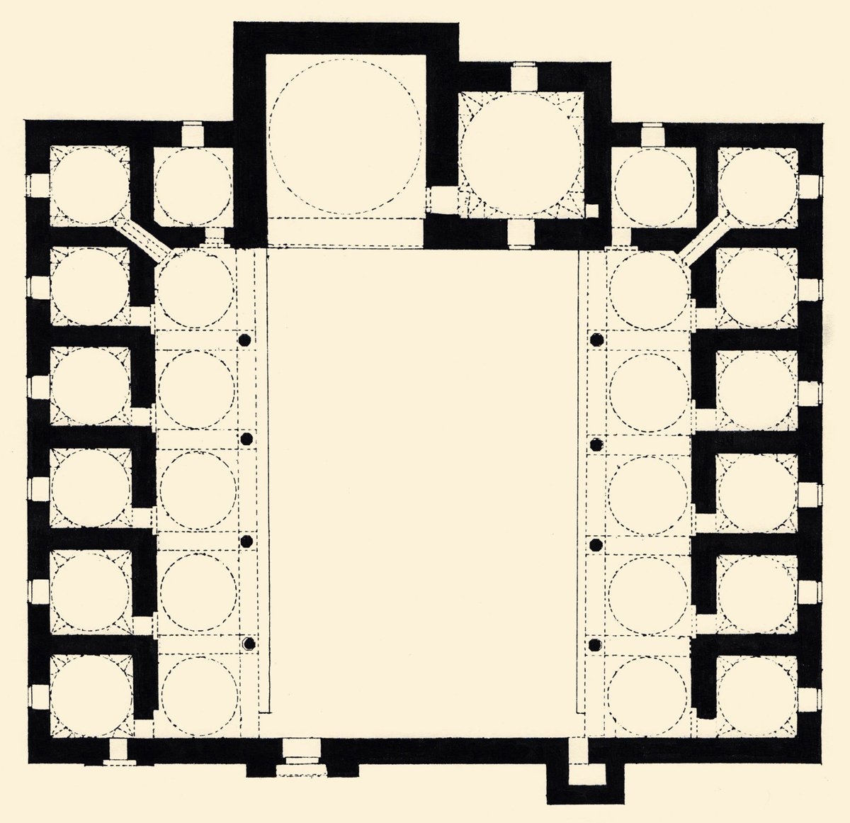 Gedik Ahmed Paşa Medresesi’nin planı