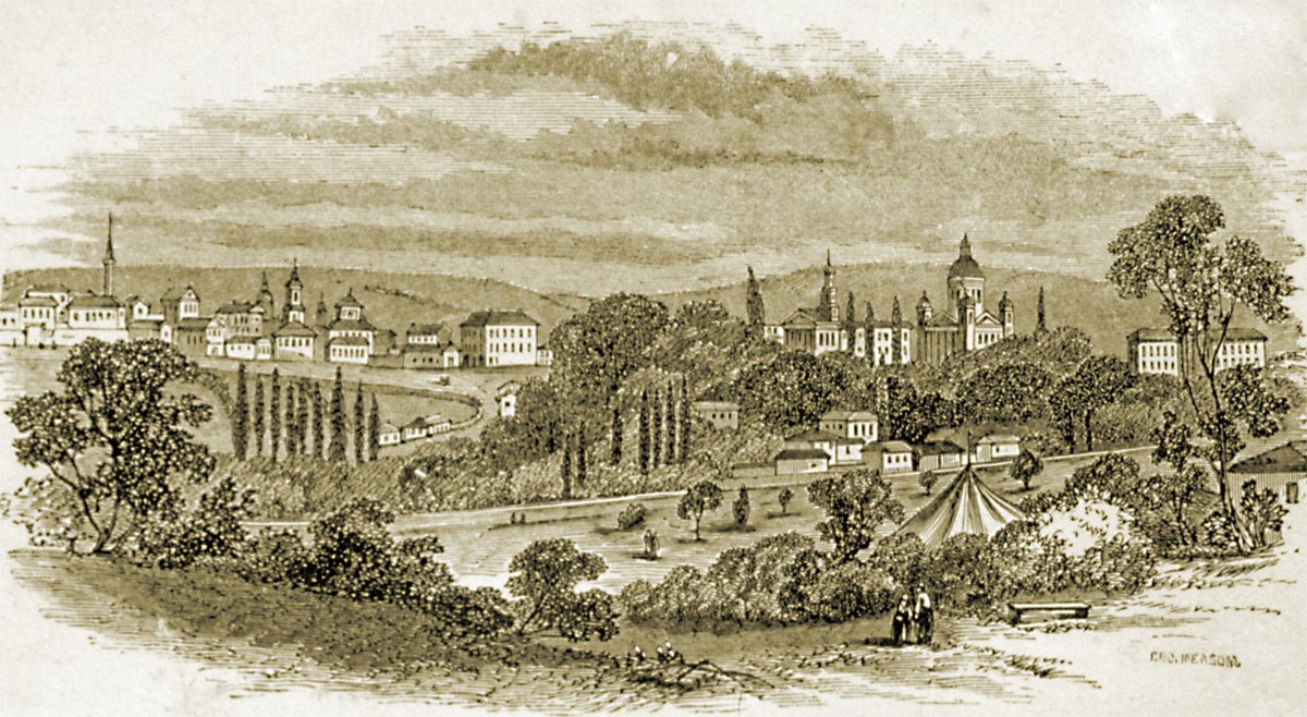 Akmescid’in eski bir gravürü