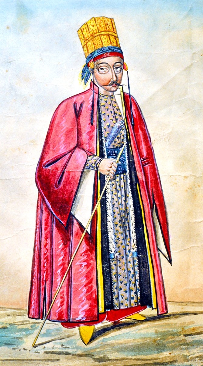 İç oğlanları ağasını tasvir eden bir resim(Deniz Müzesi – Beşiktaş/İstanbul)