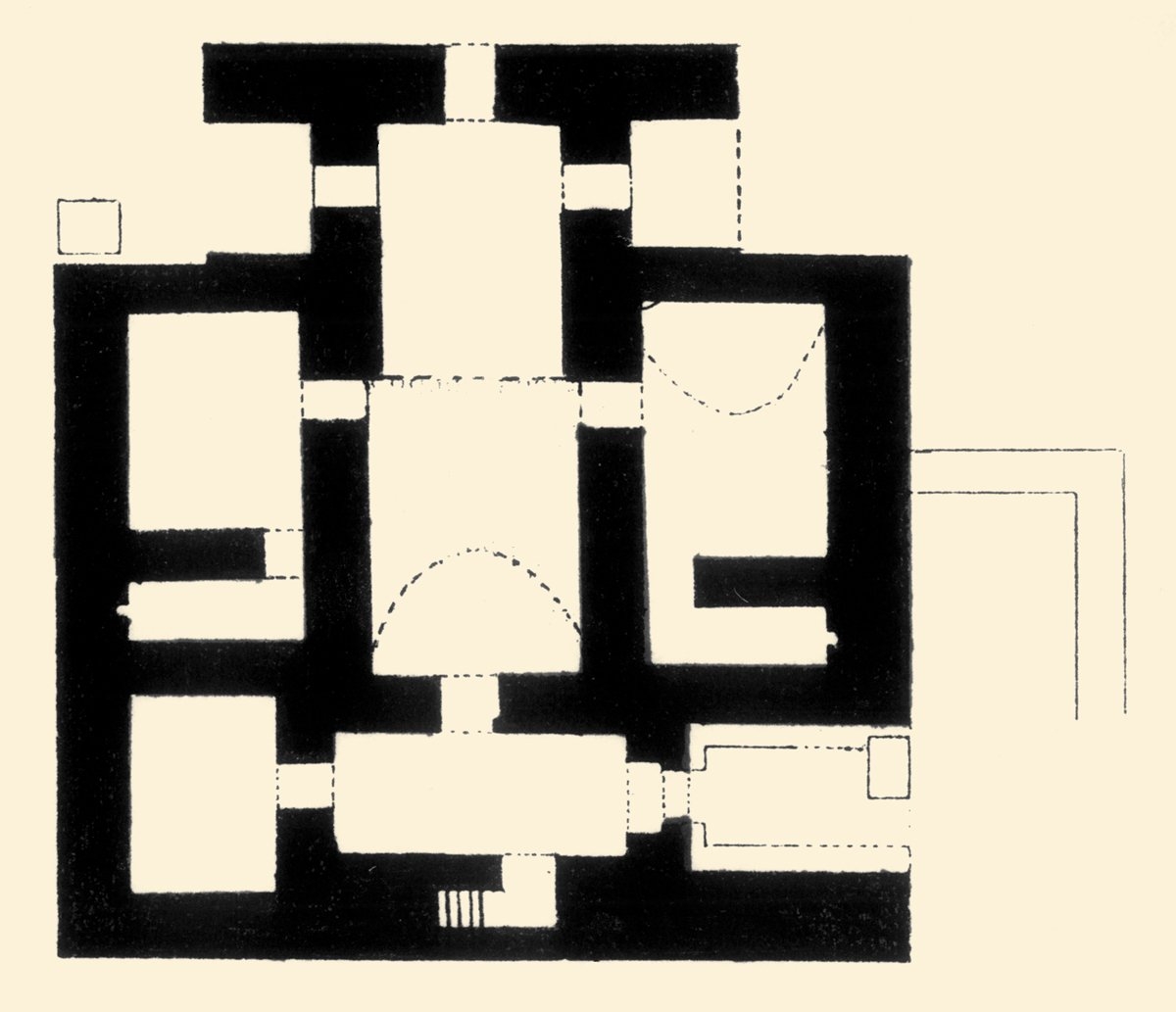 Küçük Kubâdâbâd Sarayı’nın planı