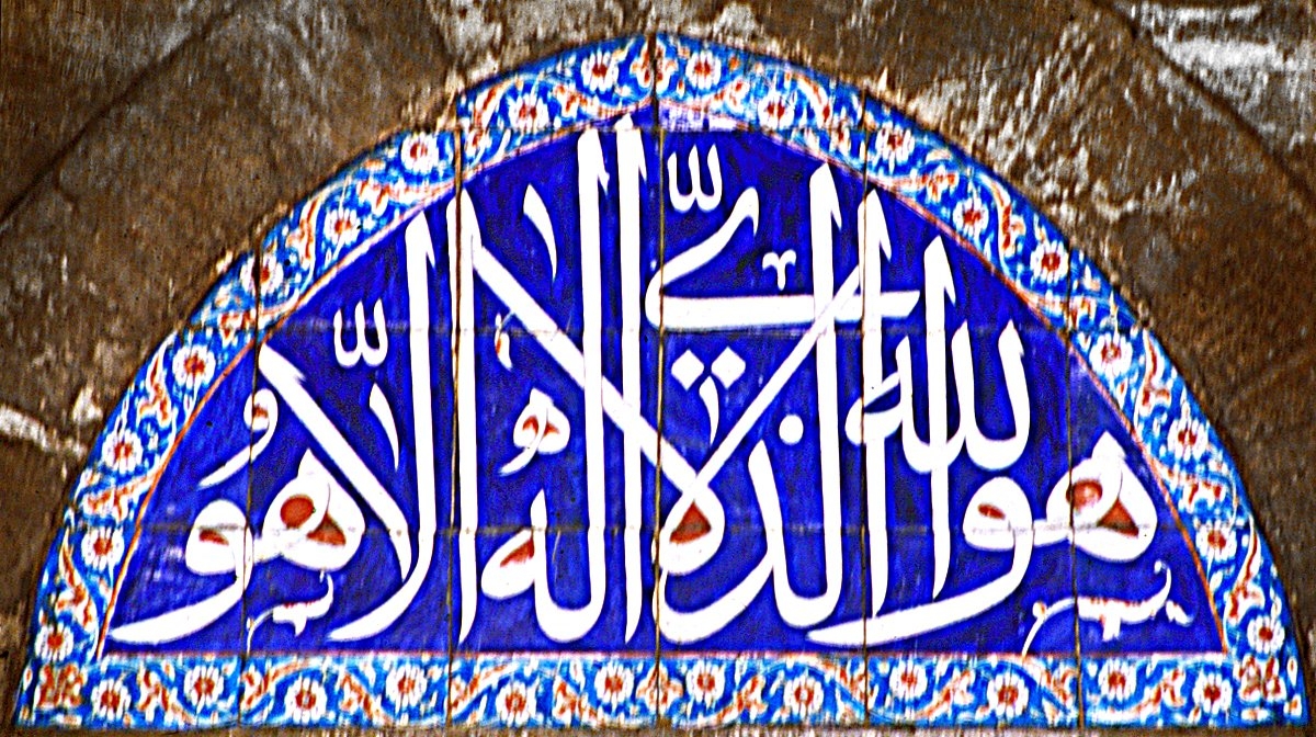 Kılıç Ali Paşa Camii çinilerinden bir örnek