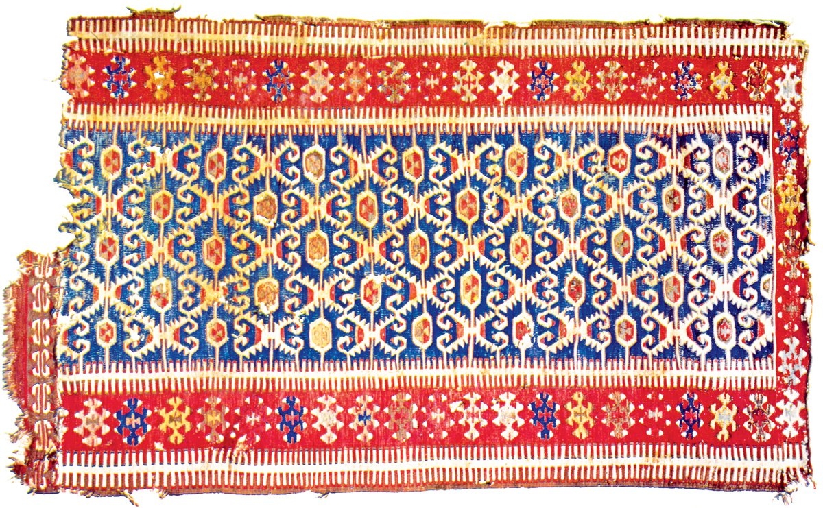 Eskişehir Sivrihisar’da dokunmuş ilikli kilim (TİEM, Envanter nr. 994)