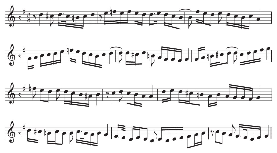 Pençgâh-ı zâid makamı seyir örneği