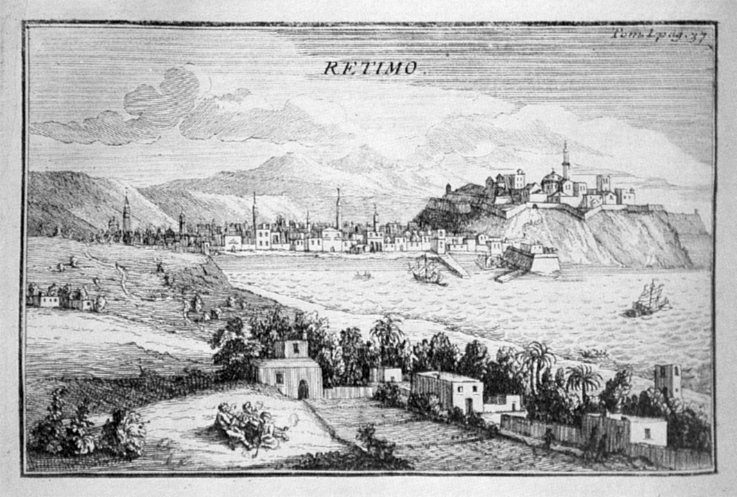 XVIII. yüzyılda Resmo’yu tasvir eden J. P. Tournefort’un bir gravürü