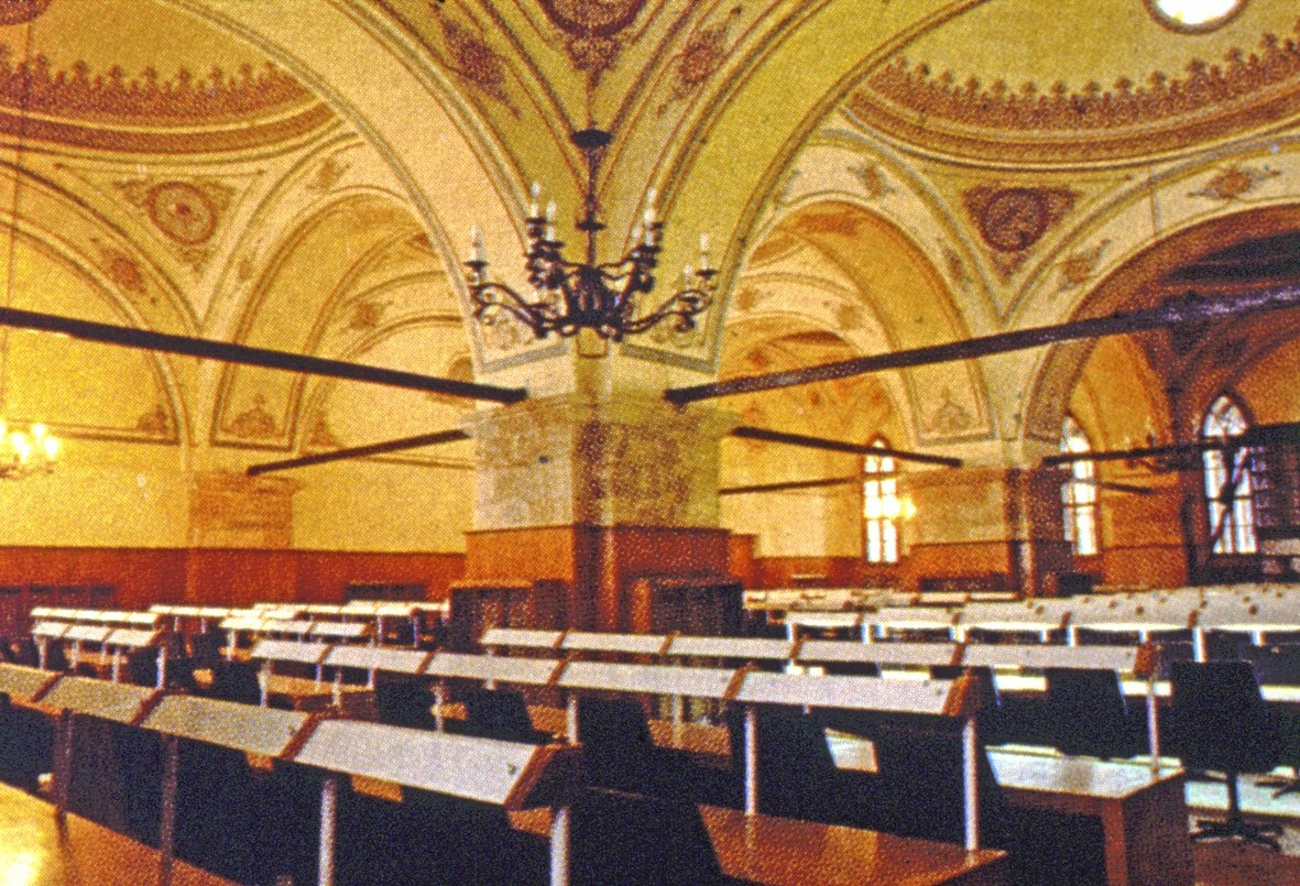 Beyazıt Devlet Kütüphanesi’nin içinden bir görünüş