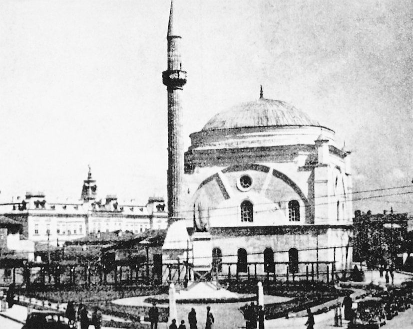 Silistre’de 1941 yılında yıktırılan 1837-1838 tarihli Selim Paşa Camii’nin eski bir fotoğrafı (Marcel Kumanov fotoğraf arşivi)