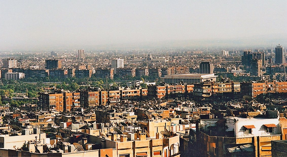 Suriye’nin başşehri Şam’dan bir görünüş