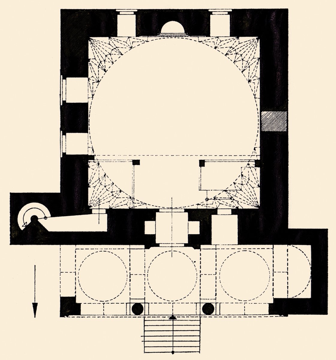 İshak Fakih Camii’nin planı