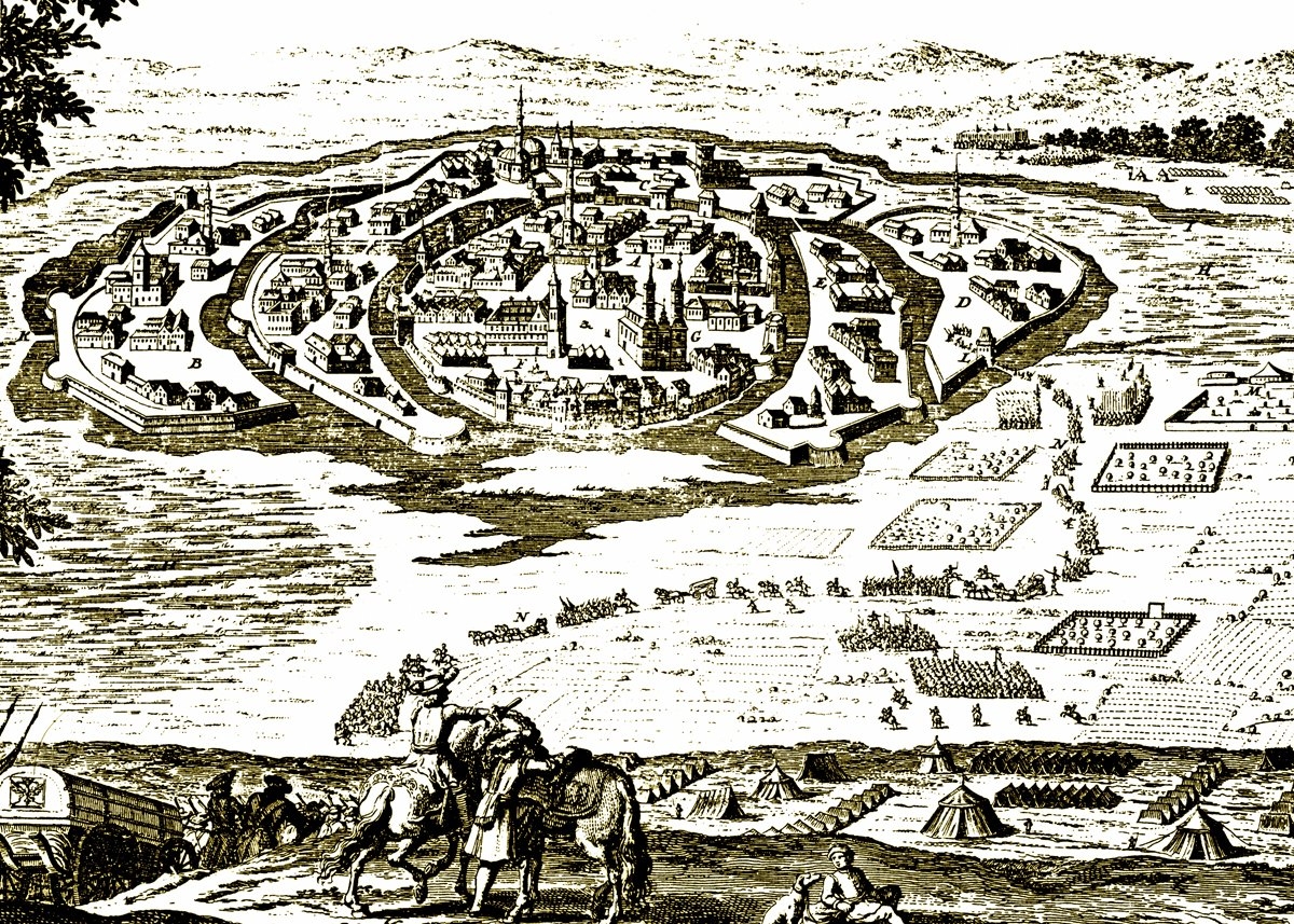 İstolni Belgrad’ın XVII. yüzyıldaki durumunu gösteren bir gravür (Ayverdi, Avrupa’da Osmanlı Mi‘mârî Eserleri I, rs. 161)