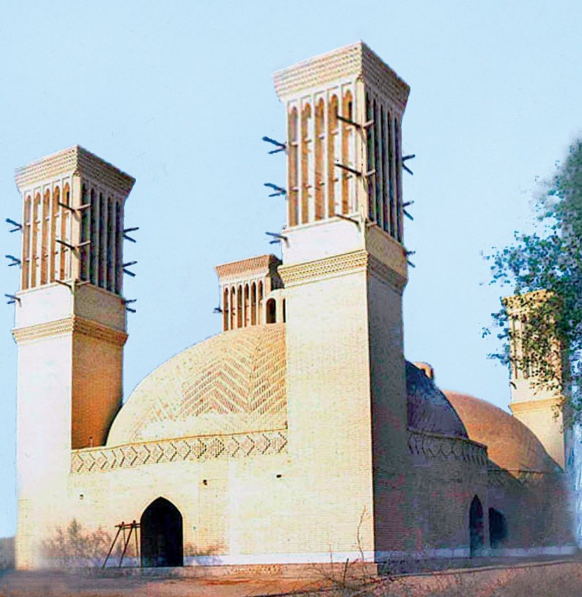 Basra körfezinde Kîş (Kish) adasındaki sarnıç (âb-anbâr)