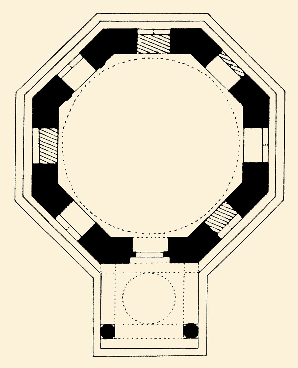 Hamza Baba Türbesi’nin planı