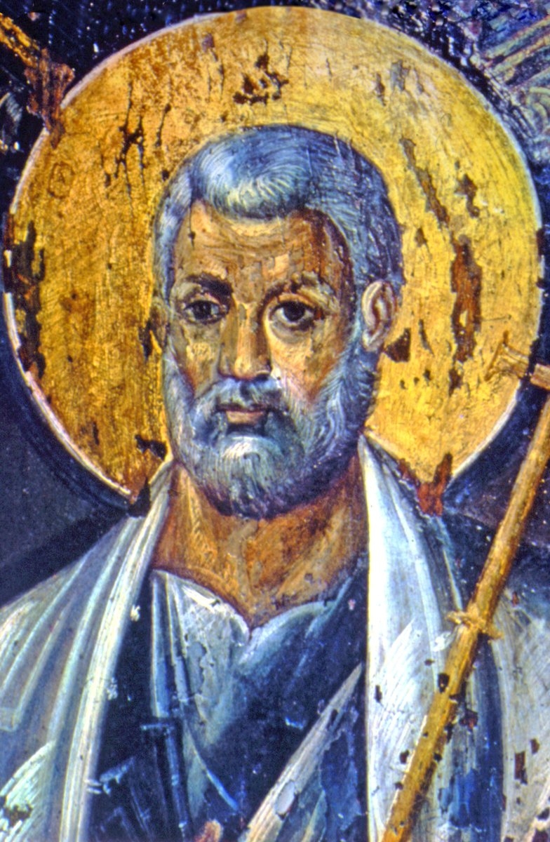 Havârilerden Petrus’u tasvir eden Sina’daki Katerina Manastırı Kilisesi’ndeki ikona