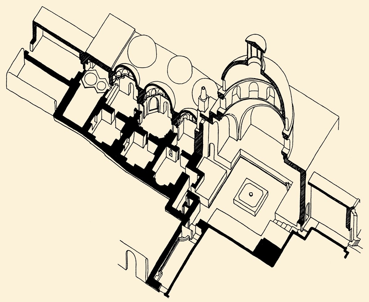 Şam’daki Sultan Hamamı’nın izometrik restitüsyonu