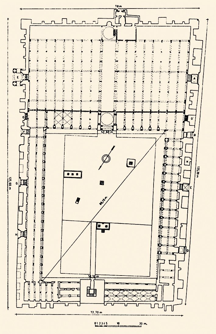 Sîdî Ukbe Camii’nin planı