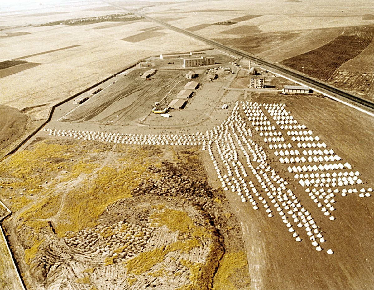 Türkiye Diyanet Vakfı Habur Hac Konaklama Tesisleri’nin havadan genel görünüşü