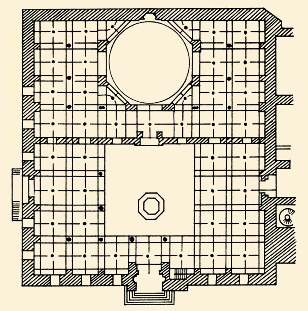 Manisa Ulucamii’nin planı