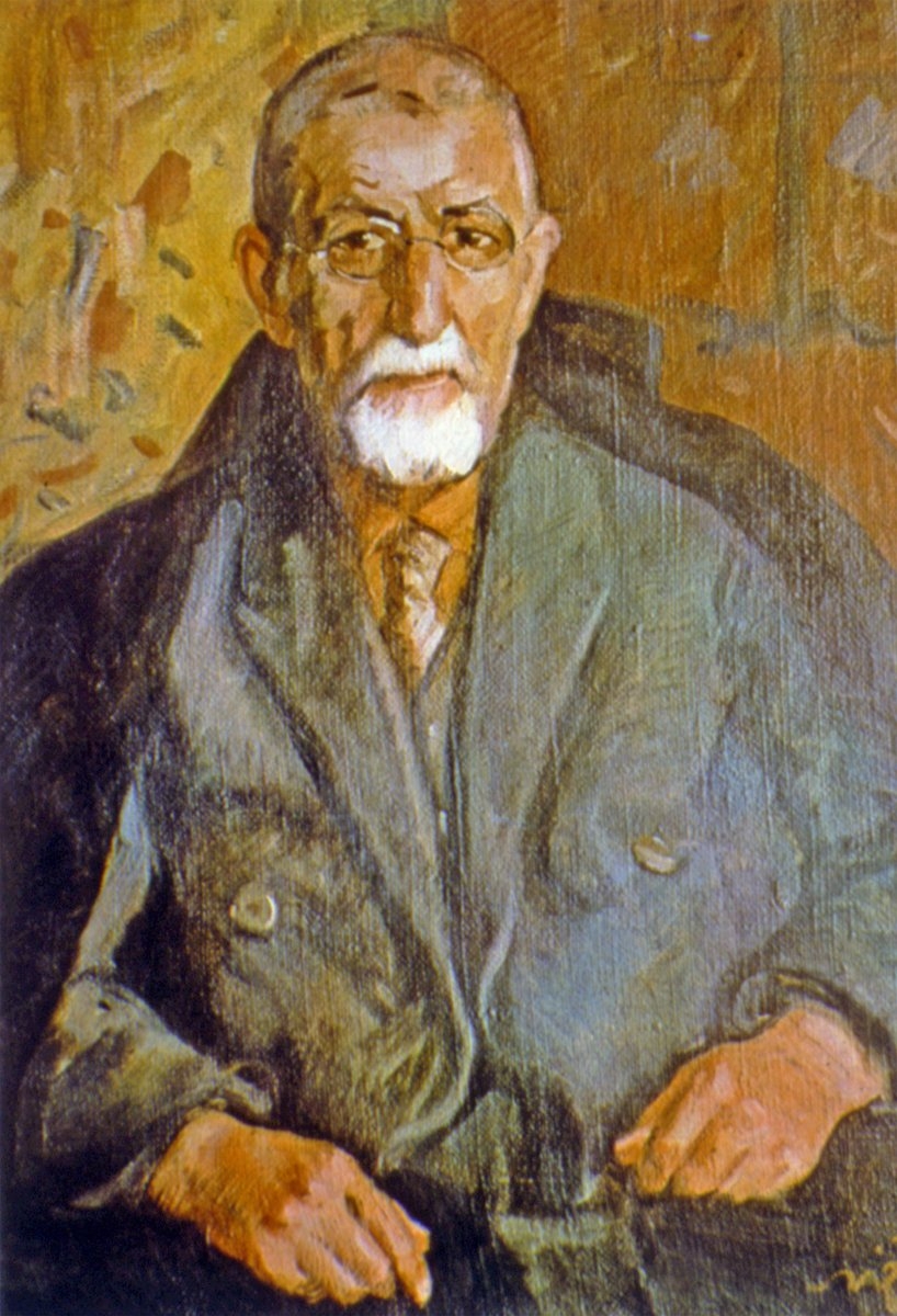 Ali Rızâ Bey’in Feyhaman Duran tarafından yapılan yağlı boya portresi (İstanbul Resim ve Heykel Müzesi)