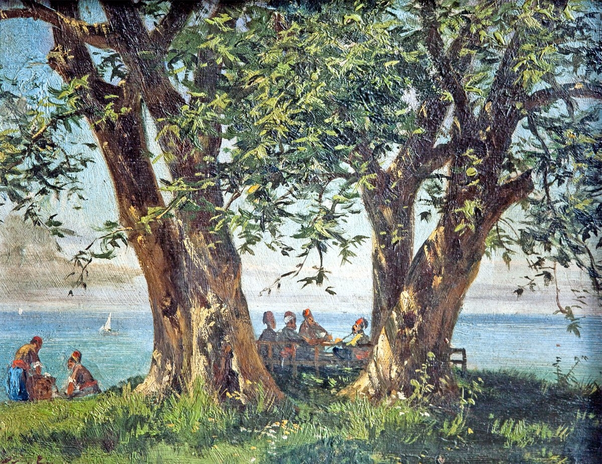 Ali Rızâ Bey’in yağlı boya bir tablosu