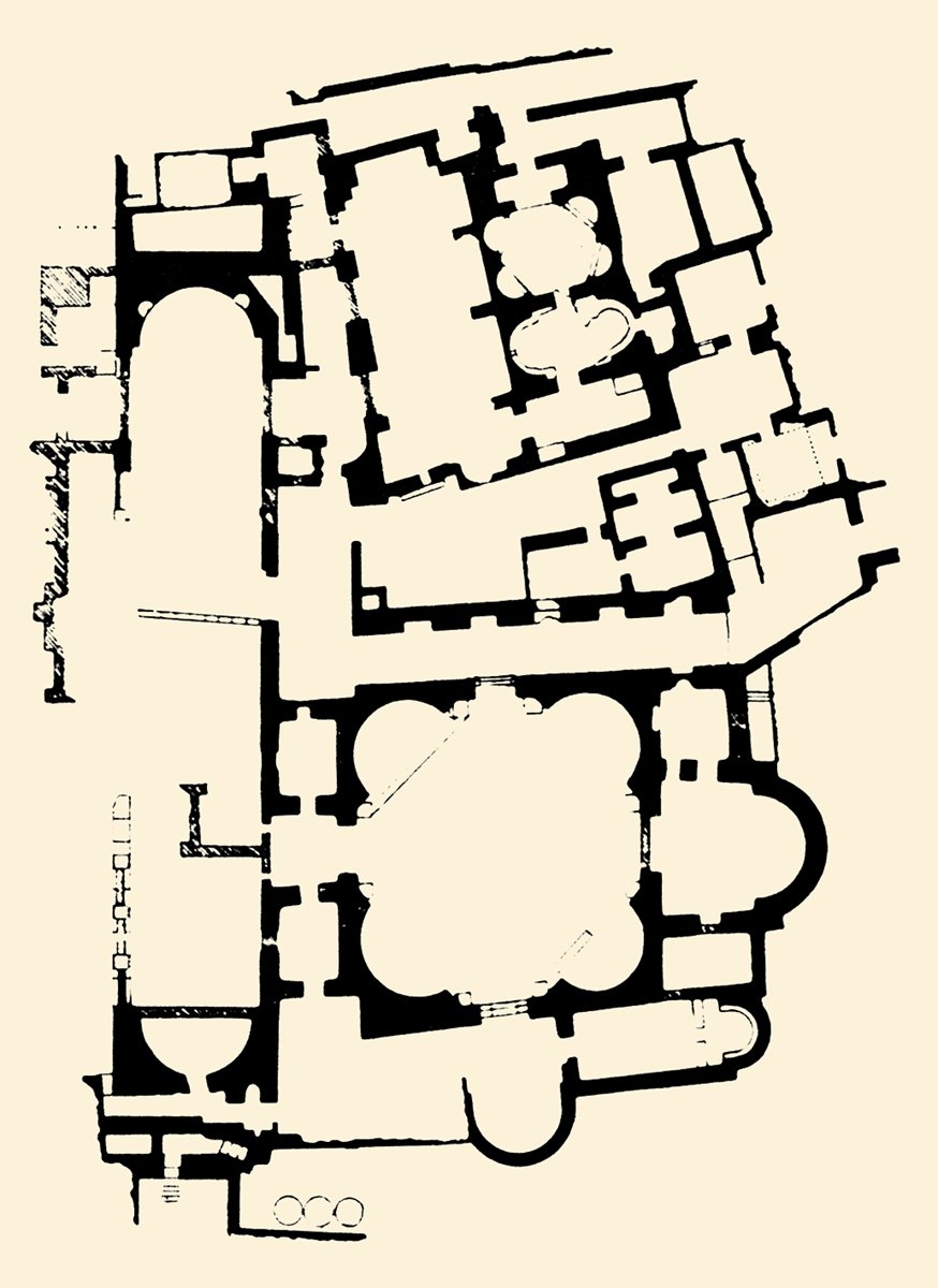 Bizans dönemine ait Ephesos Hamamı’nın planı