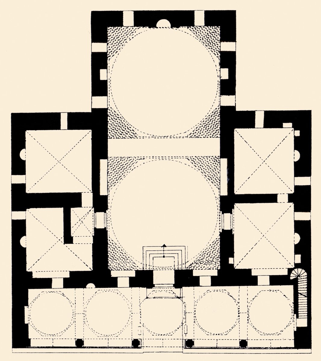 Îsâ Bey Camii’nin planı