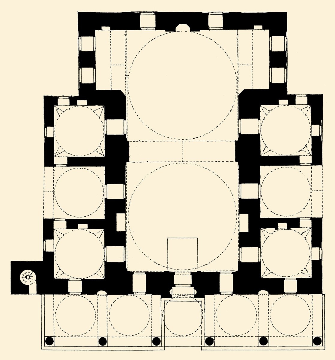 Gedik Ahmed Paşa Camii’nin planı