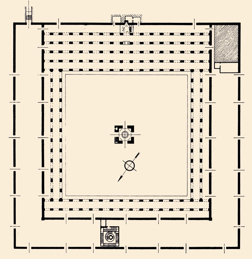 İbn Tolun Camii’nin planı