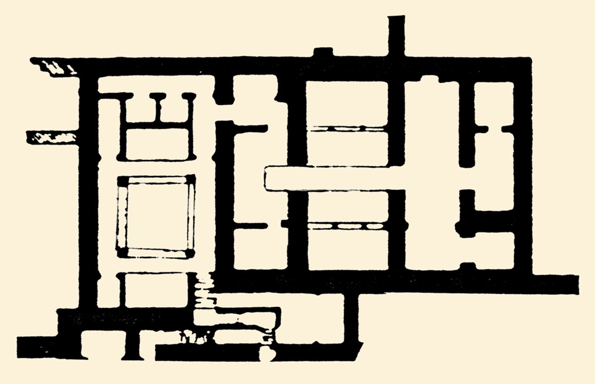 Elhamra Sarayı Hamamı’nın planı