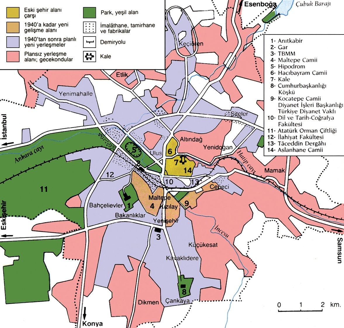 Ankara şehir planı