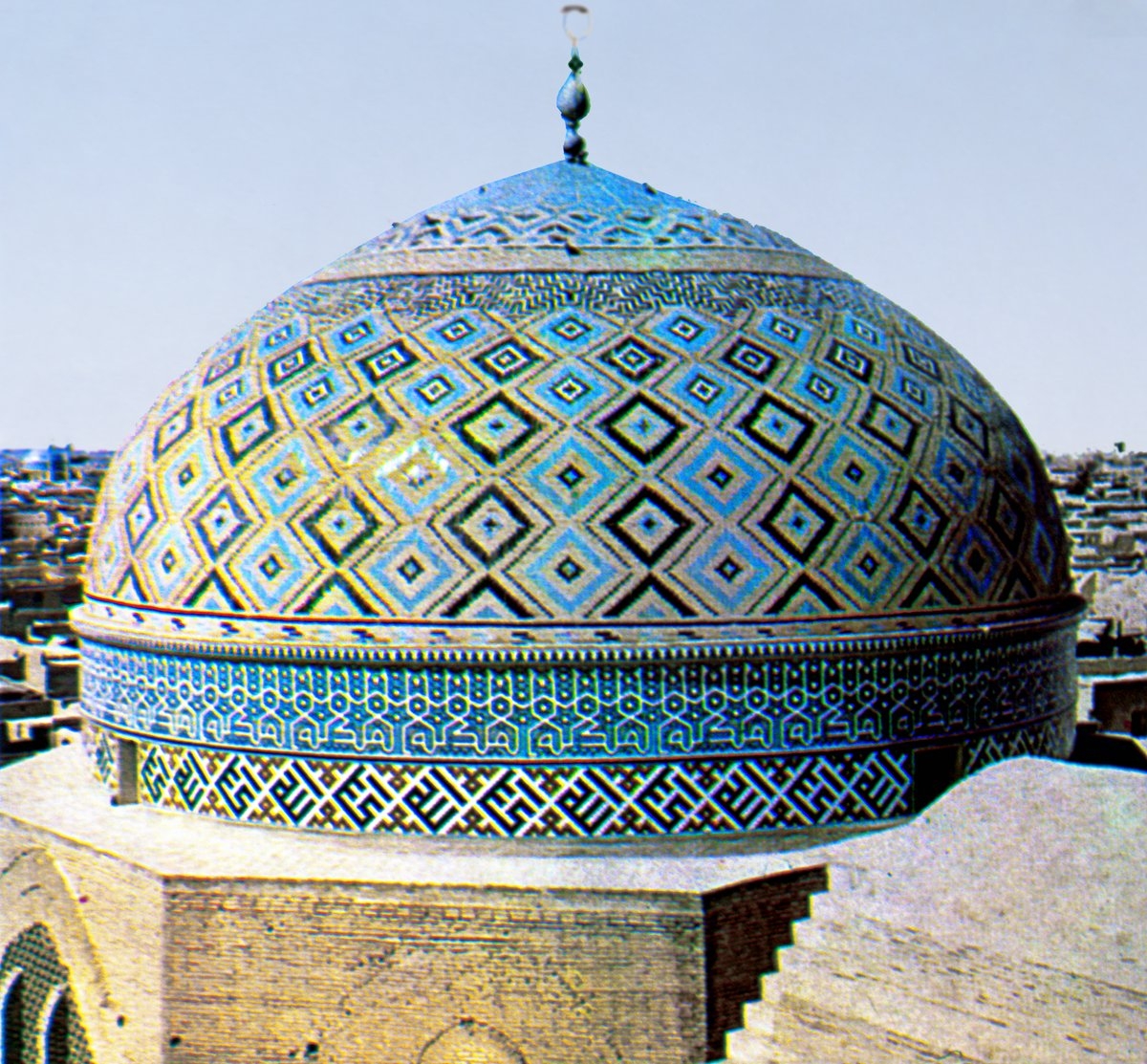 Yezd Cuma Camii’nin kubbesi