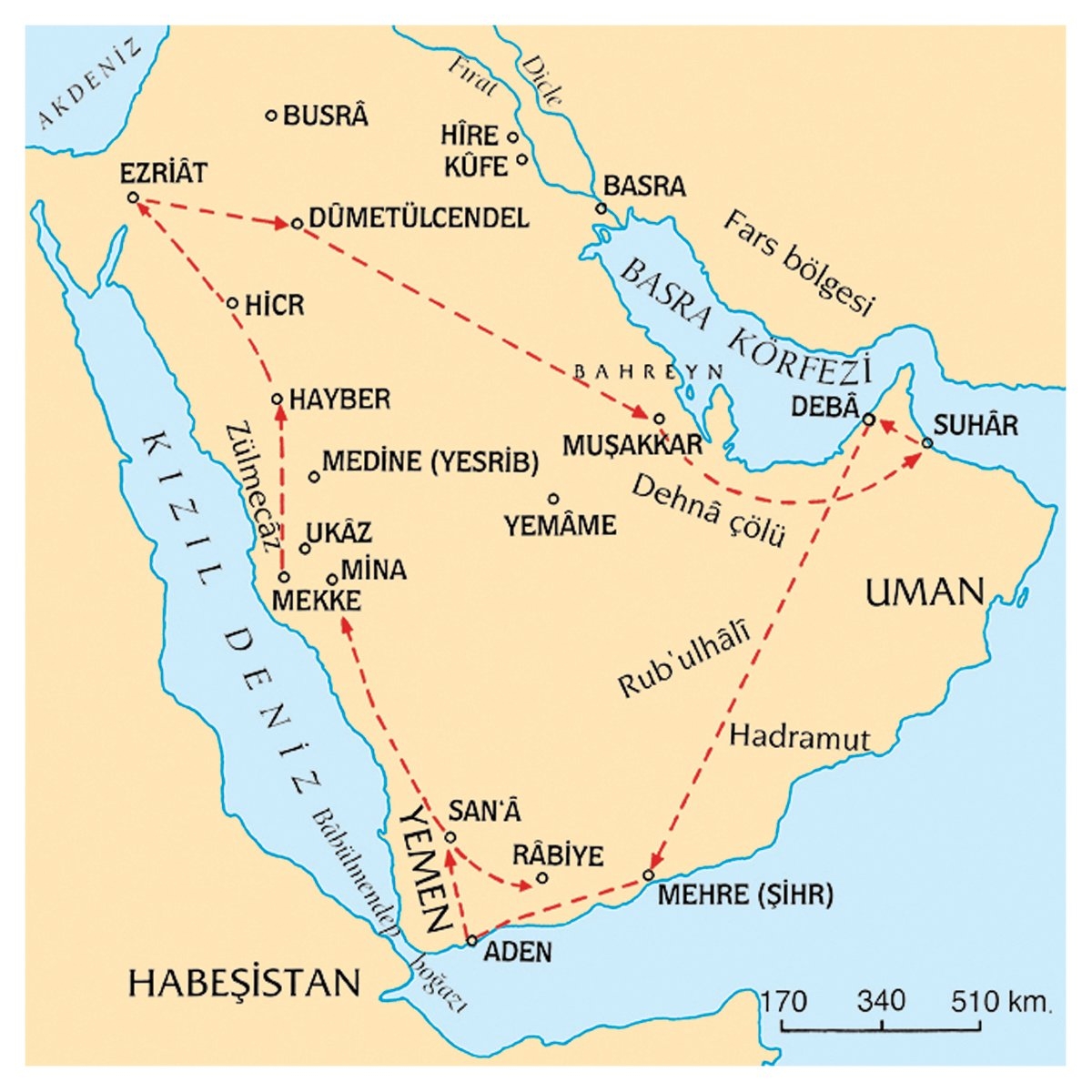 Arabistan’da kurulan panayır yerleri