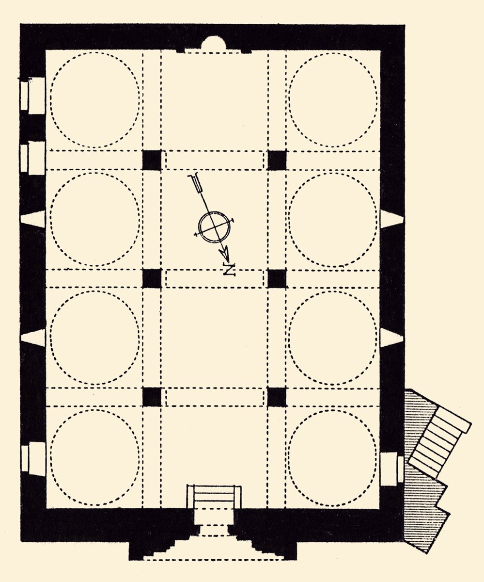 Divriği Kale Camii’nin planı