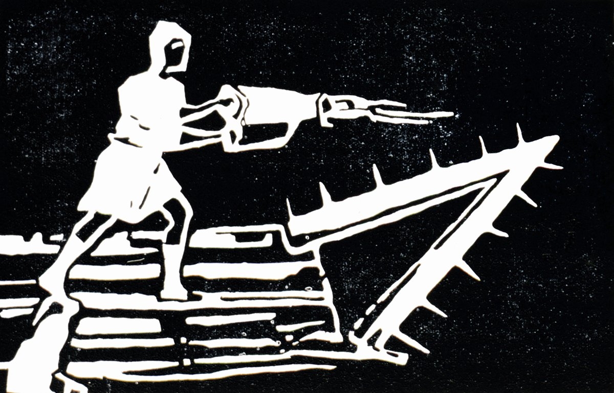 Âteş-i Rûmî’nin atılışını gösteren bir resim (C. Zenghelis, Byzantion, s. 280)