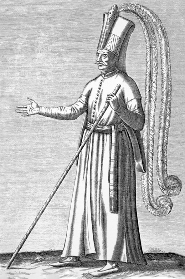 Yaya yeniçeri (Thomas Artus, Histoire des turcs, Paris 1662, II, lv. VIII)