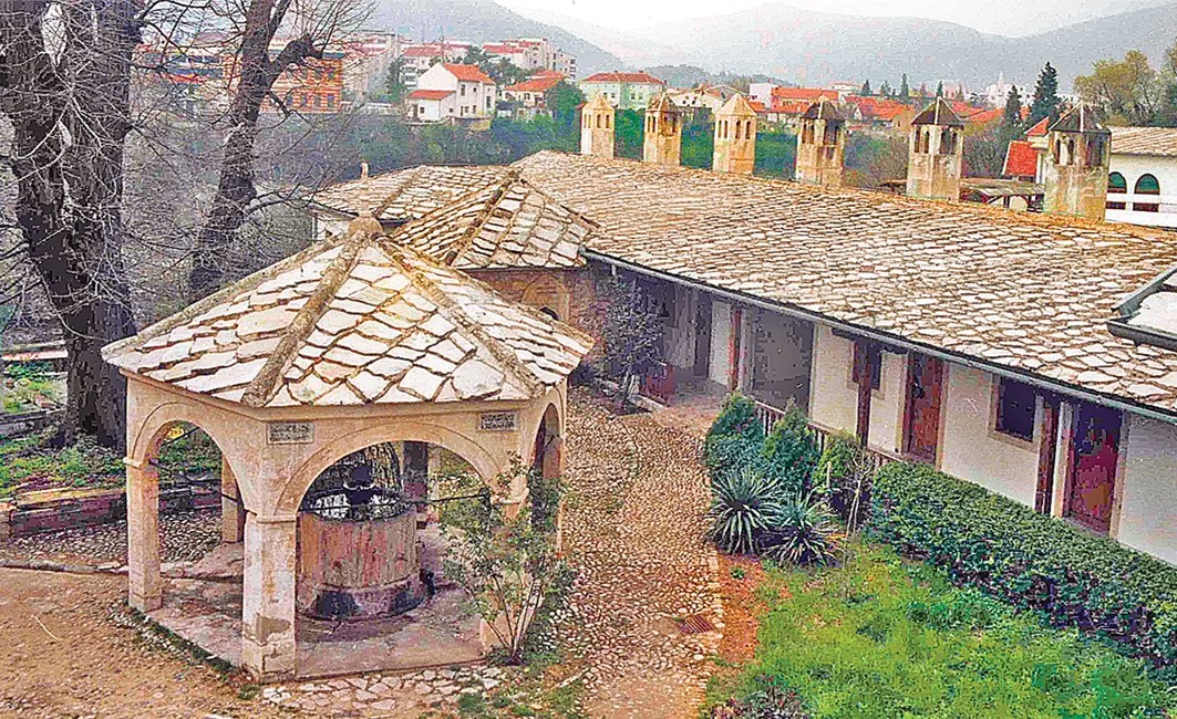 Mostar’da Koski Mehmed Ağa Camii’nin şadırvanı