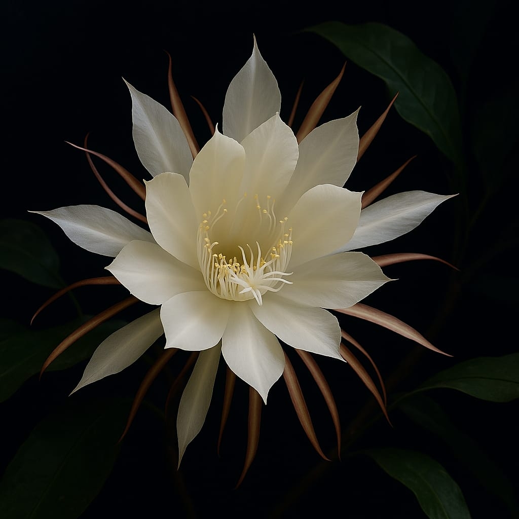 Gece Kraliçesi Çiçeği (Epiphyllum Oxypetalum)