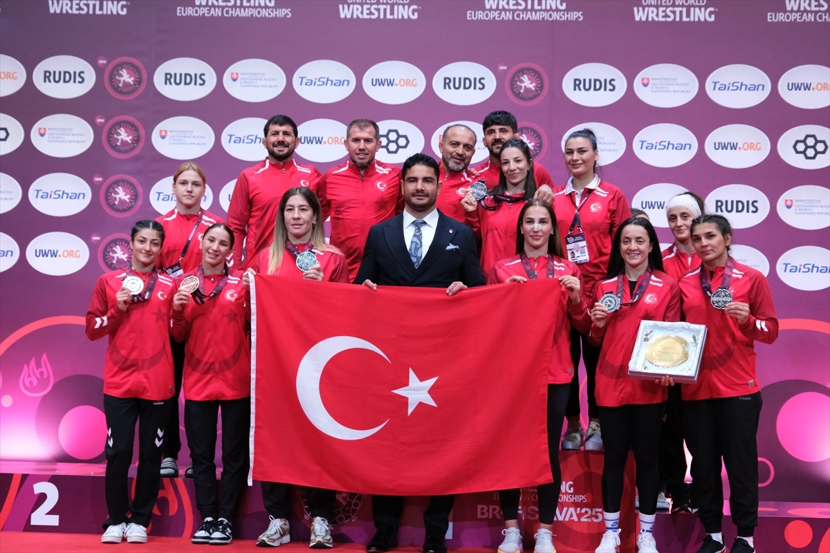 Türkiye Women's Wrestling National Team's European Championship Second Place (2025) image