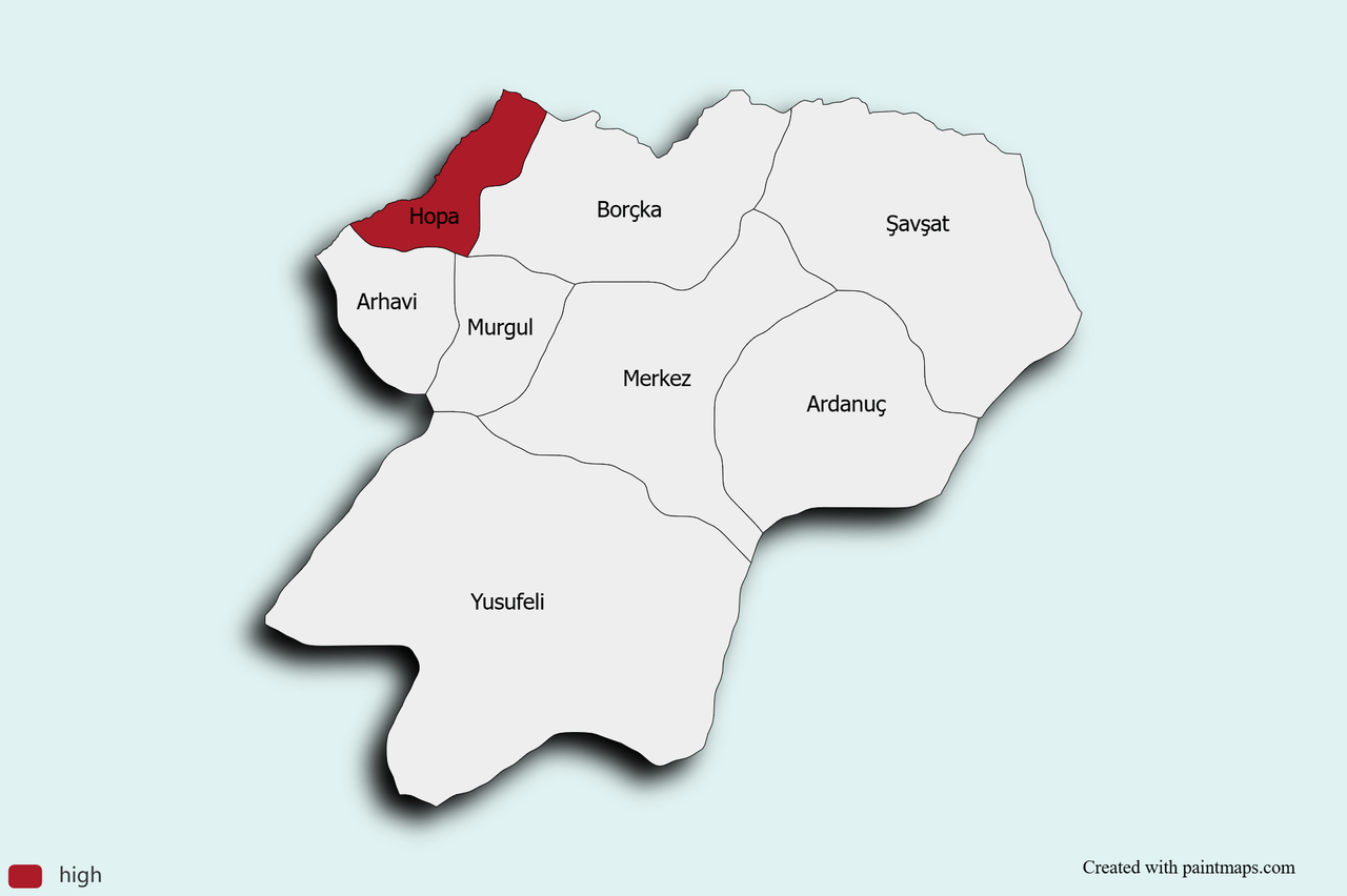 Artvin Map Chart (3).png