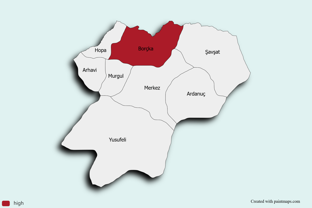 Artvin Map Chart (2).png