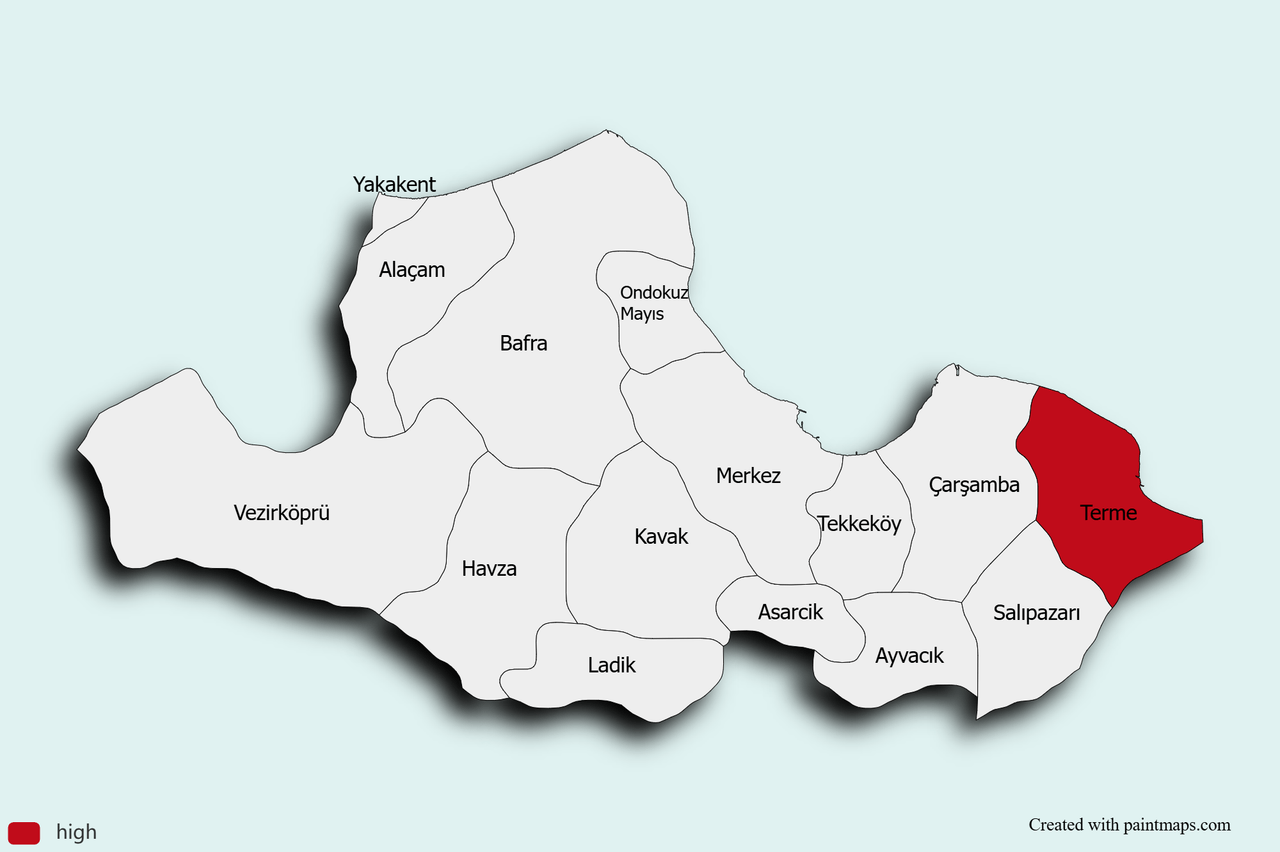Samsun Map Chart (11).png