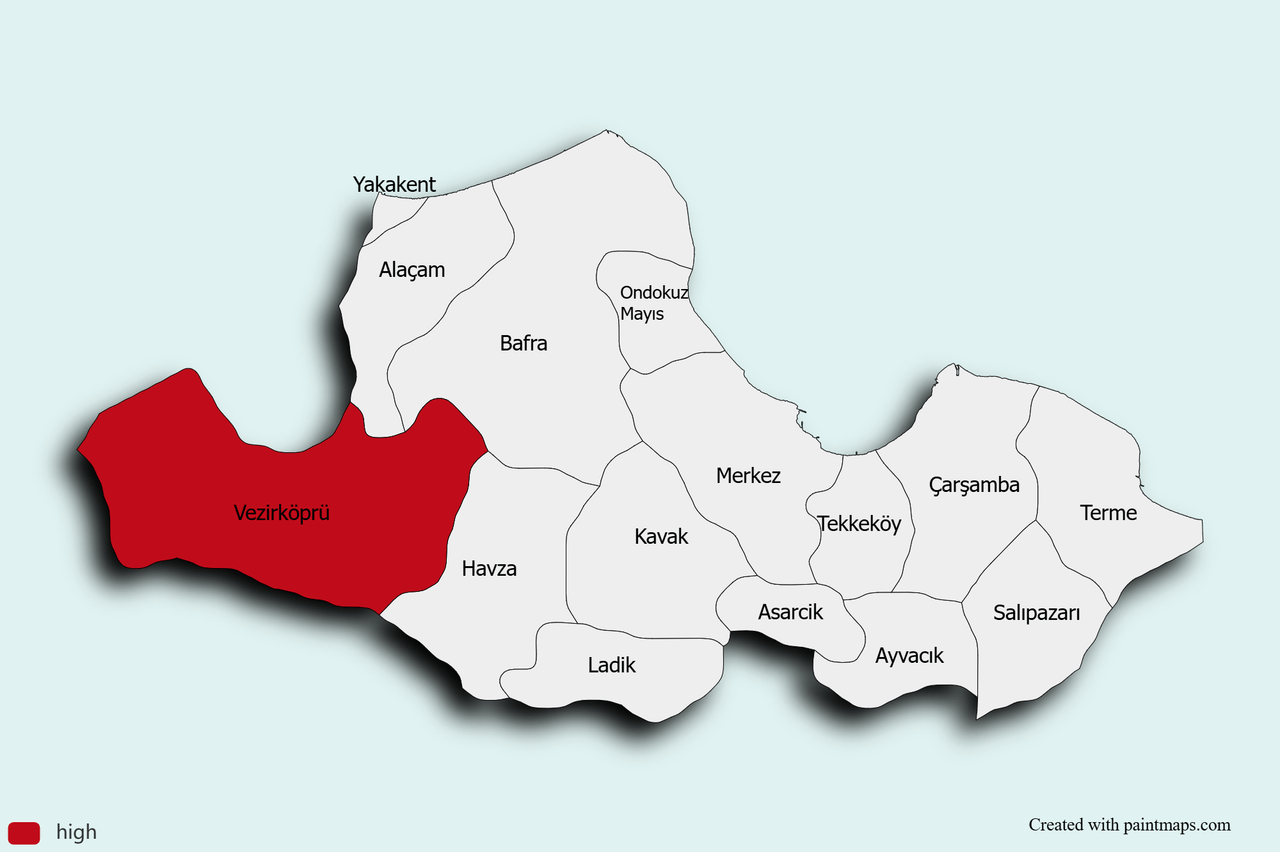 Samsun Map Chart (12).png