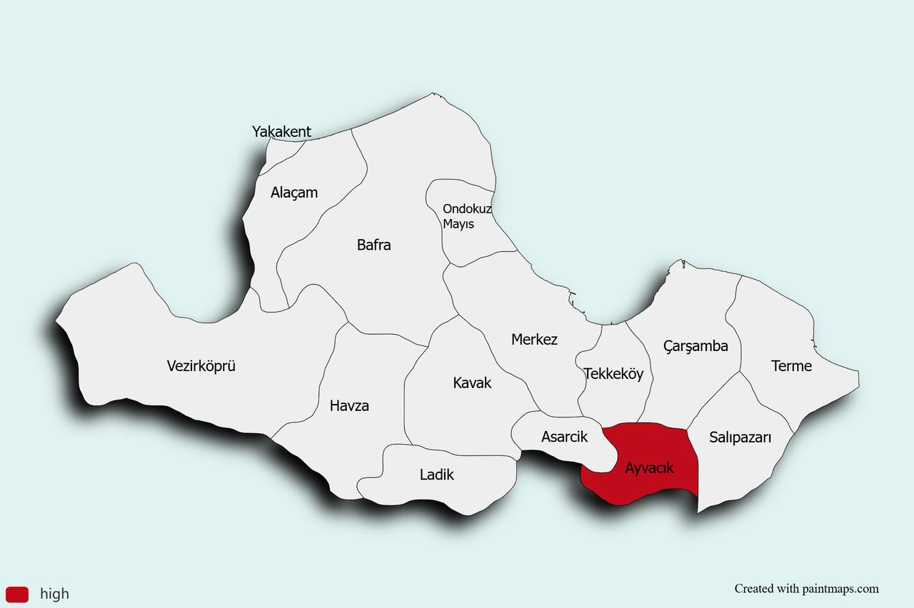 Samsun Map Chart (2).png
