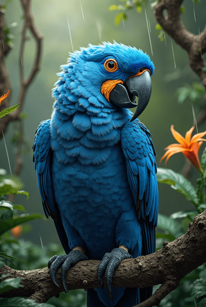 Spix Papağanı (Cyanopsitta Spixii)