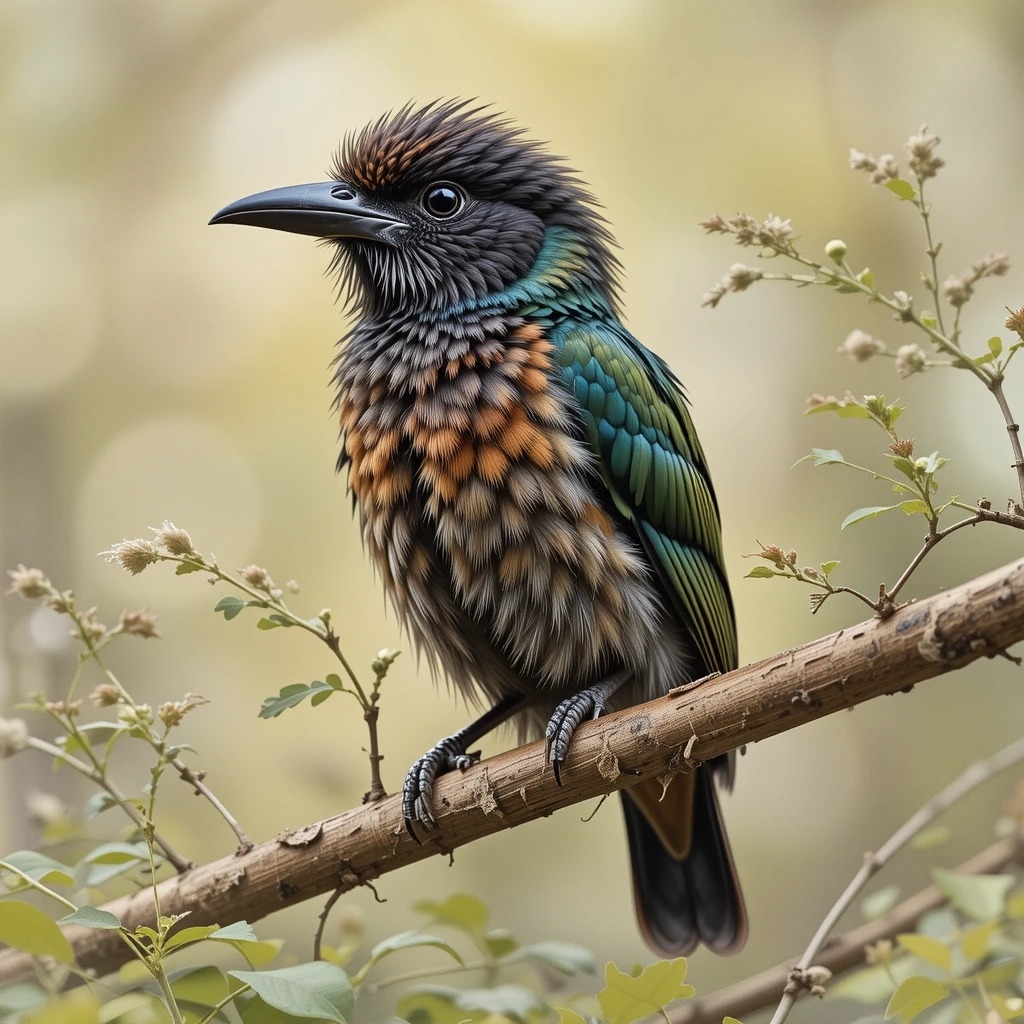 Bearded Barbet (Lybius dubius) 