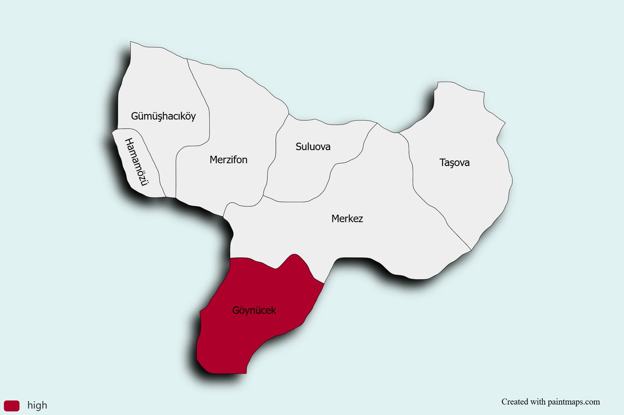 Amasya Map Chart.png