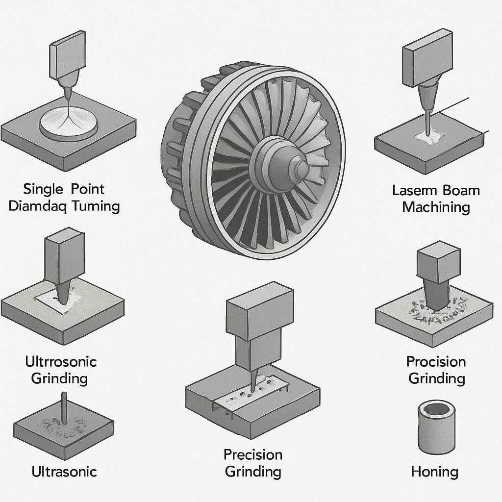 Uçak Motorlarında Kullanılan Hassas İmalat Yöntemleri